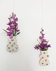 wazony Wazon ceramiczny wiszący w niebieskie falki 3