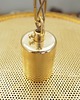 lampy wiszące Żyrandol mosiężny, duński design, lata 70, produkcja: Dania 7