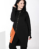 bluza z kapturem damska Bluza  płaszcz długi damski 3
