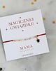 bransoletki na sznurku MAMA - Magicznej Gwiazdki - Alfabet Morse'a - Bransoletka 1