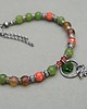 bransoletki wire wrapping Poziomkowa vol. 4  - bransoletka 3