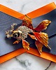broszki Brosza ze Złotą Rybką Na szczęście New 4