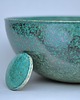 umywalki Umywalka ceramiczna nablatowa 30 cm Stalowa Zieleń 1