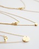 złote naszyjniki 16k Gold Plated Tiny Dot Necklace 2
