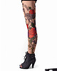 legginsy Legginsy cieliste z tatuażem Wild Birds 1