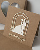 kartki scrapbooking Kartka ślubna w pudełku eko 1