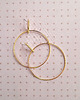 kolczyki pozłacane Kolczyki pozłacane Circles and Bars 4