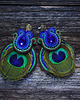 kolczyki soutache Peacock Eye-kolczyki soutache 4