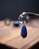 kolczyki srebrne YATO - srebro i lapis lazuli 2