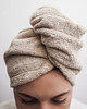 dodatki - łazienka - różne Lniany turban frotte natural 1