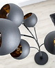 lampy podłogowe Lampa stojąca Hammered Magma black golden 170cm 1