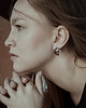 kolczyki srebrne Kolczyki srebrne LABEL BLACK - silver earrings with black resin 5
