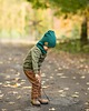 czapki dziecięce Czapka z kominem dziecięca wiosenna - zielony 5