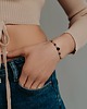 bransoletki z kamieni naturalnych Bransoletka na Miłość - Turmalin Akwamaryn Kwarc Różowy 1