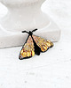 broszki Broszka ĆMA 18 ręcznie haftowana przypinka owady motyle 2