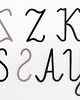 gry edukacyjne dla dzieci Ruchomy alfabet wielkie litery (czarne) 3