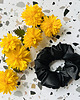 gumki do włosów Satynowa gumka do włosów scrunchie Czarna RÓŻNE MODELE 6