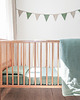 kocyki, kołderki, pościel dla dzieci Lniana pościel do łóżeczka CLASSIC EUCALYPTUS GREEN 1