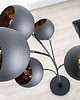 lampy do pokoju dziecka Lampa stojąca Hammered Magma black golden 170cm 5