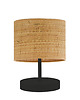 lampy stołowe Rattanowa lampka nocna na krótkiej nóżce w stylu boho AWINION BOHO 1