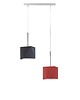 lampy wiszące Czarna 2-płomienna lampa wisząca do kuchni KOBE z regulacją 5