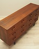 komody i szafki Komoda tekowa, duński design, lata 70, produkcja: Dania 2