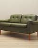 sofy i szezlongi Sofa skórzana zielona, duński design, lata 70, produkcja: Dania 1