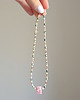 chokery Choker rodochrozyt, jaspis dalmatyńczyk, kamień rzeczny, hematyt unikat 1