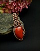 wisiory Jaspis mokait wisiorek wire wrapping 8