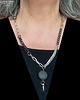 wisiory Łańcuszkowy naszyjnik - wisior w stylu boho unikat handmade unisex PREZENT 4