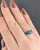 pierścionki srebrne Pierścionek Czarny opal r. 14 3
