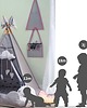 namioty i tipi dla dzieci Namiot Tipi dla dziecka " Dmuchawce" 2