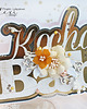 kartki scrapbooking Kartka Dzień Babci napis "Kochanej Babci" GOTOWA 1