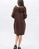 sukienki midi damskie Sukienka ,,NANA" czekolada 2