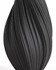 wazony Wazon porcelanowy 34x18x18 cm MARIKO czarny 3