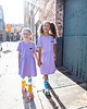 sukienki dla dziewczynki Basic Dress Short Sleeve - PURPLE ROSE 2