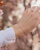 bransoletki z kamieni naturalnych Bransoletka dla Byka - Kwarc Różowy Agat Cytryn Szafir 4
