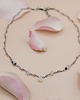 bransoletki z kamieni naturalnych Choker z Kamieni Księżycowych Kociego Oka i Kwarców 3