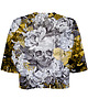 t-shirt damskie DR.CROW T-shirt Krótki CROP Skull in Flower 1