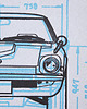 grafiki i ilustracje WYDRUK NA TEKTURZE 30X40 cm DATSUN 240 Z 280 Z 3