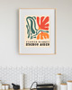 grafiki i ilustracje PLAKAT dekoracyjny , kwiaty abstrakcja kolorowa, FLOWER MARKET 4