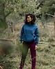 bluza z kapturem damska Kangurka Damska Granatowy KRÓLIK z Uszami 2