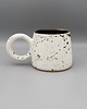 kubki Ceramiczny kubek z okrągłym uszkiem 1