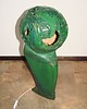 lampy stołowe Lampa-rzeźba Głowa, ceramika szkliwiona, vintage, Polska, XX w. 8