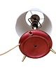 lampy stołowe Lampa stołowa z abażurowym kloszem Belgia lata 80. 1