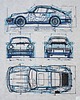 t-shirty męskie Koszulka PORSCHE 911 GRAY tshirt 1