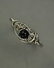 pierścionki - różne Pierścionek regulowany czarny onyks wire wrapping 1