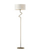 lampy podłogowe Elegancka lampa podłogowa do salonu MORONI MARMUR 3