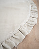kocyki, kołderki, pościel dla dzieci Lniana mata z falbanką do zabawy NATURAL LINEN 2