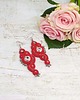 kolczyki soutache Czerwone kolczyki soutache - kolekcja Lady in Red 6
